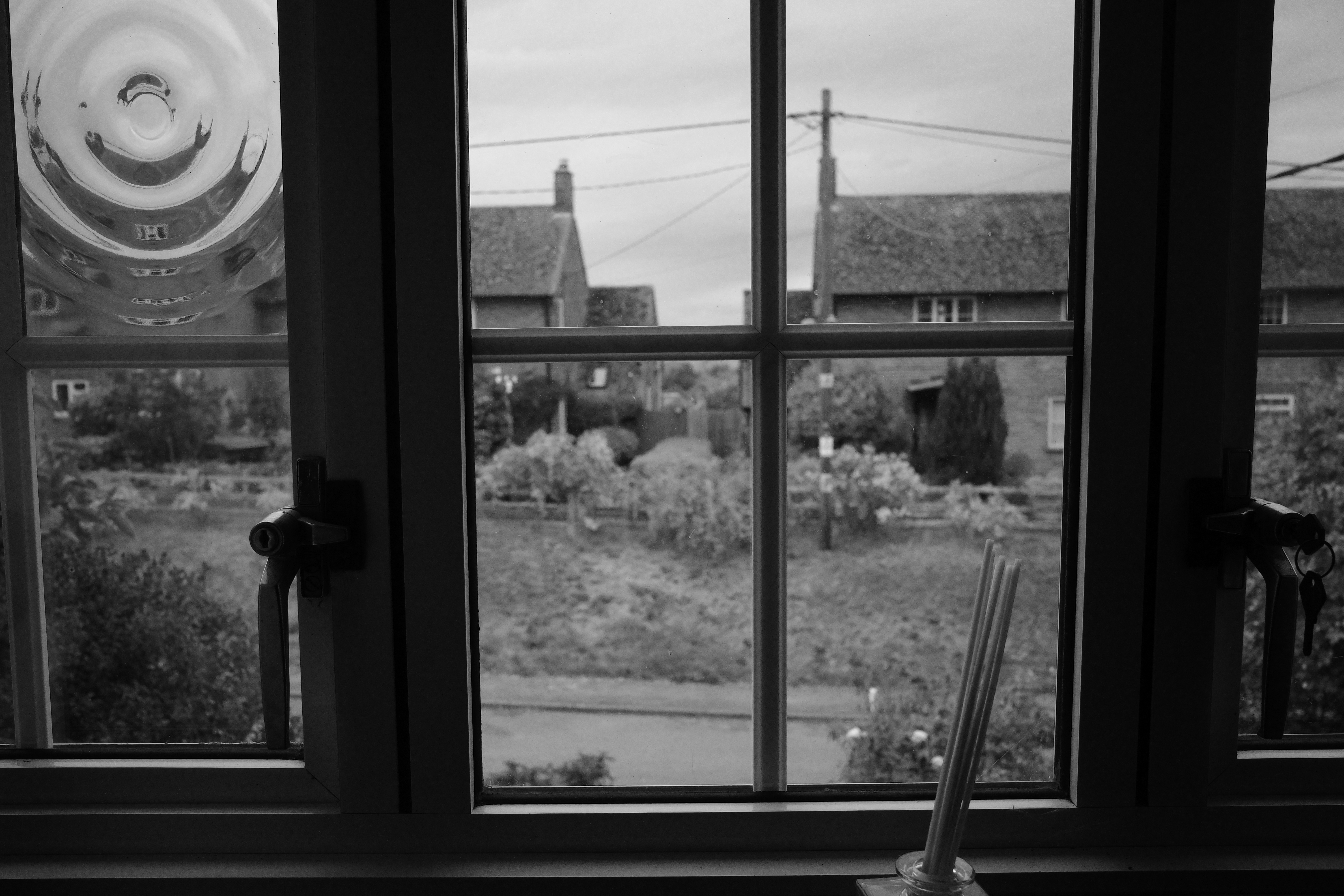 View through a window